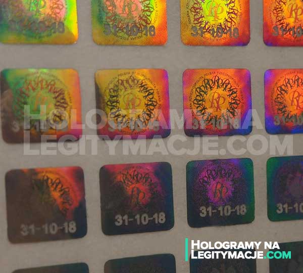 kolekcjonerskie hologramy na legitymacje studencką